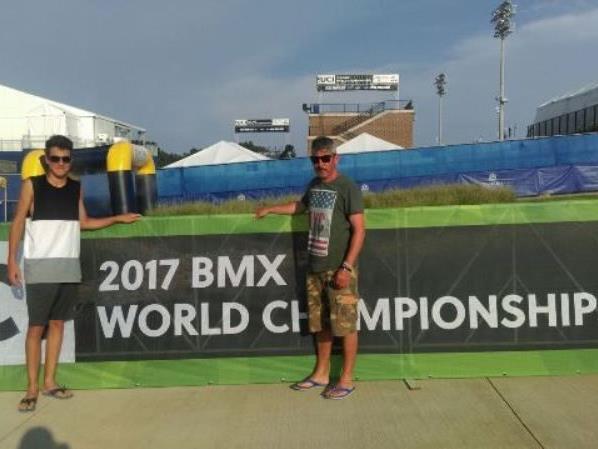 BMX-Riders bei der WM in Rock Hill