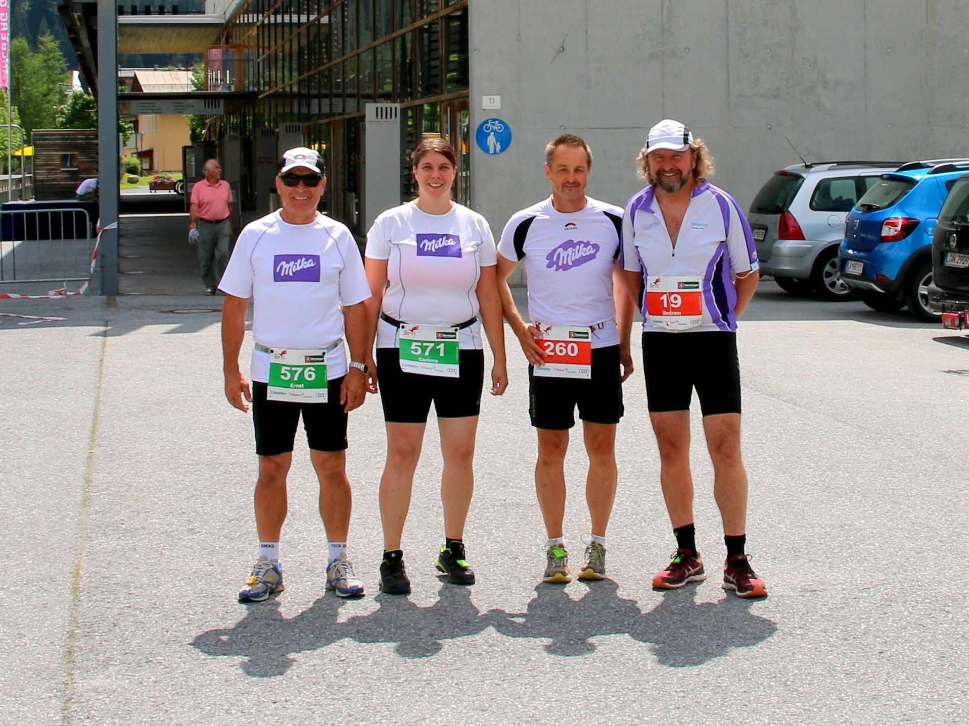 Das Team Milka war wieder im Einsatz. Das Team Milka war wieder im Einsatz.