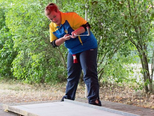 Katharina Moschen holte sich Silber bem KO-Bewerb. Katharina Moschen holte sich Silber bem KO-Bewerb.