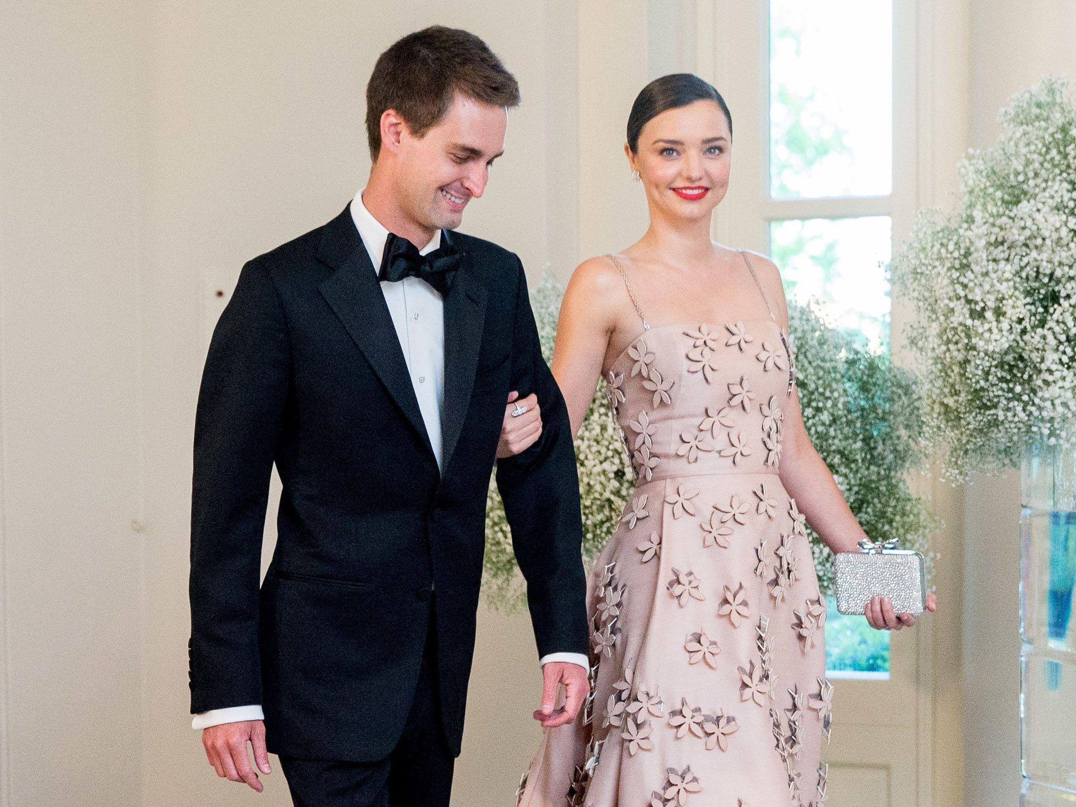 Miranda Kerr mit Evan Spiegel Miranda Kerr mit Evan Spiegel