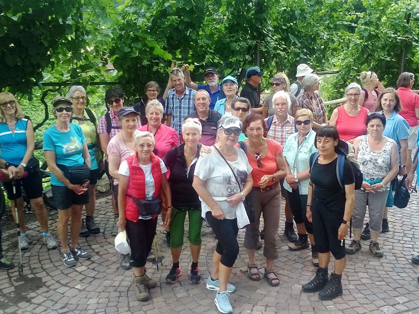Wanderfreudige Dornbirner Seniorenbundgruppe erlebte schöne Tage im Meranerland