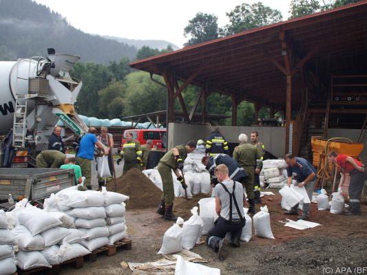 Obersteiermark und Salzburger Gebirgsgaue betroffen