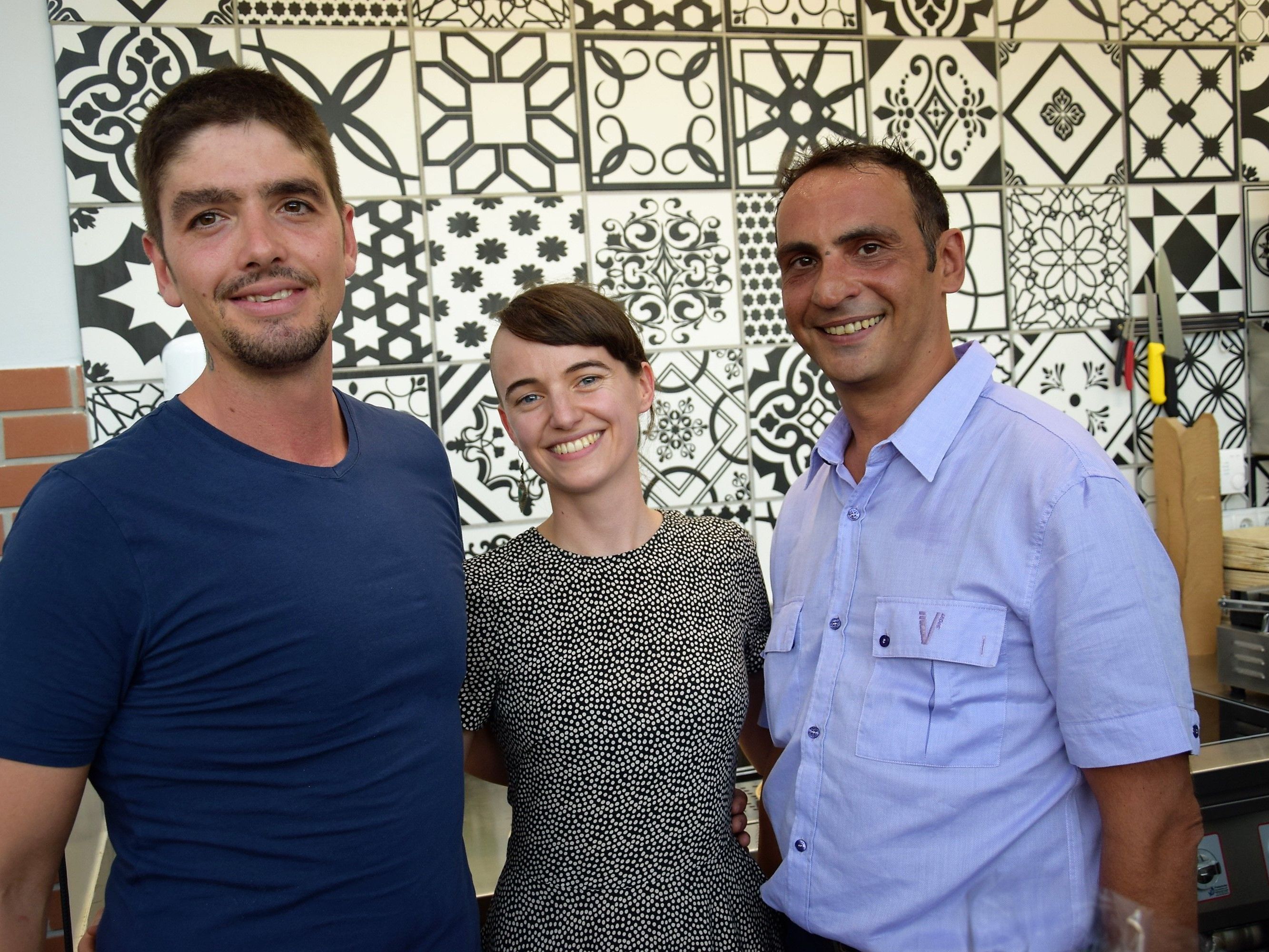 v.l. Elio Furchi, Larissa Frei und Giuseppe Simonelli v.l. Elio Furchi, Larissa Frei und Giuseppe Simonelli