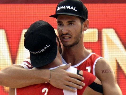 Die Österreicher Martin Ermacora und Moritz Pristauz mussten sich geschlagen geben Die Österreicher Martin Ermacora und Moritz Pristauz mussten sich geschlagen geben