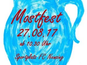 Der FC Nenzing übernimmt die Organisation des Nenzinger Mostefestes. Der FC Nenzing übernimmt die Organisation des Nenzinger Mostefestes.