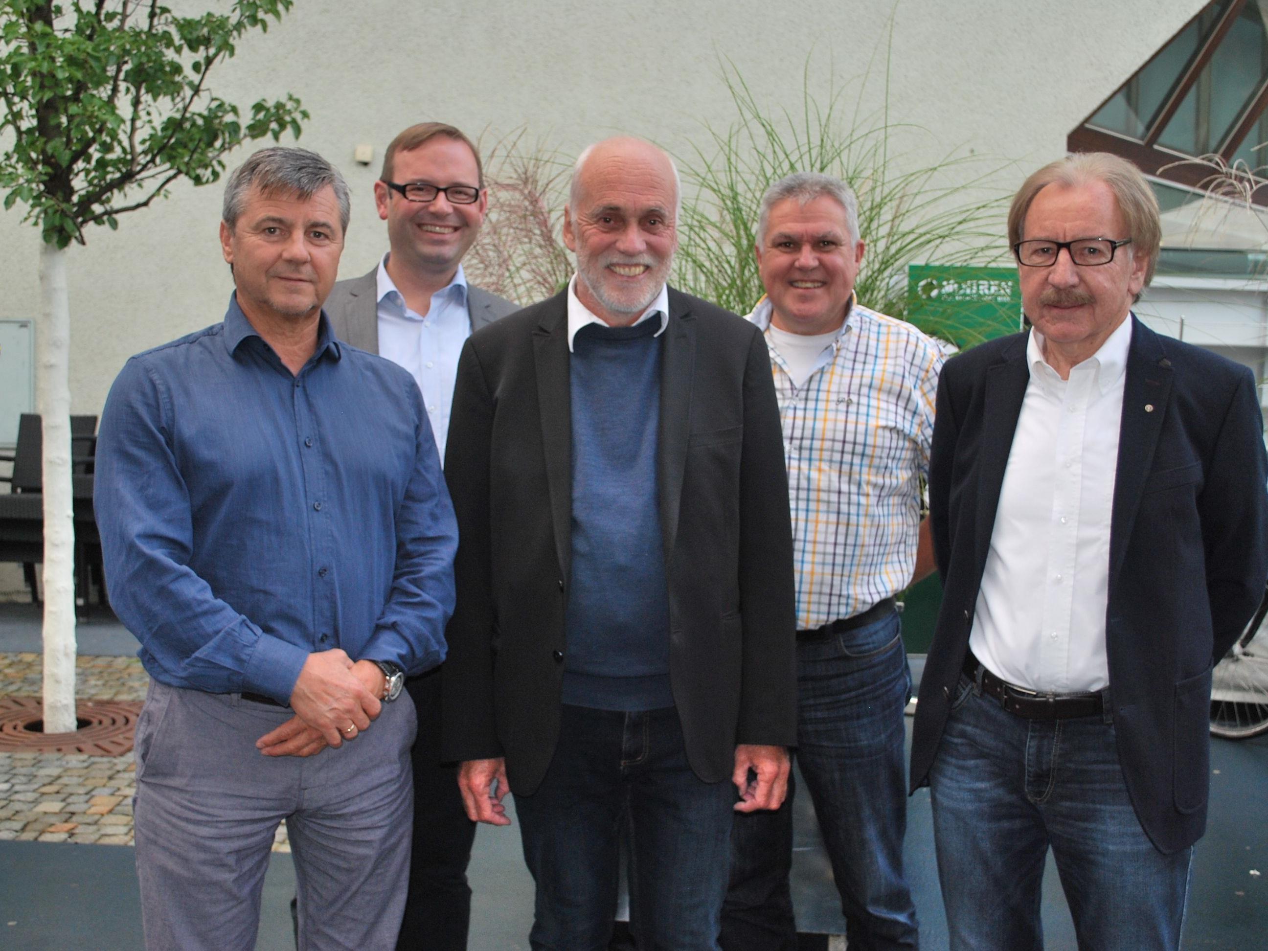 Klaus Herburger, Daniel Steinhofer, Manfred Hagen, Günter Thurnher, Ulrich Wachter