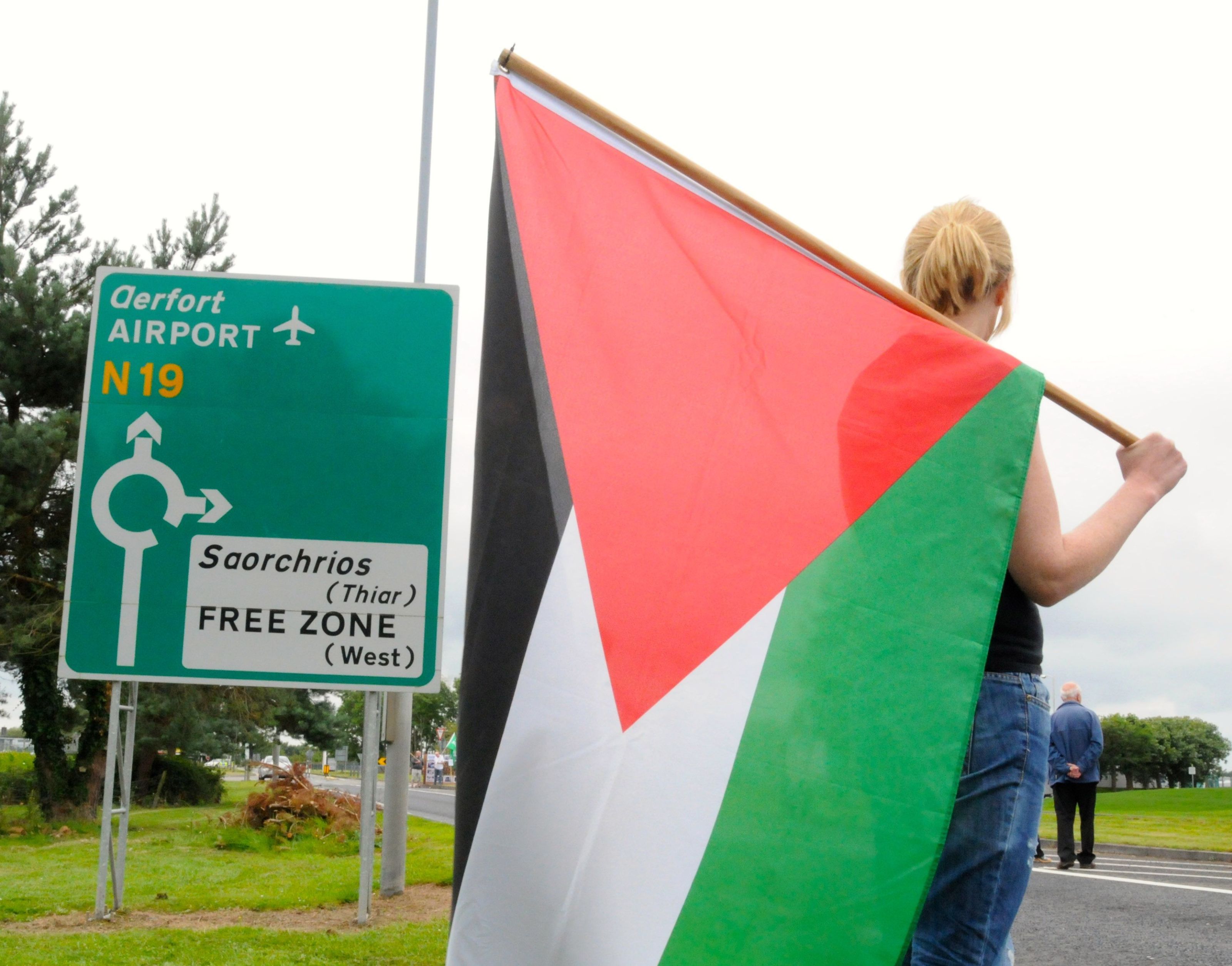 Palästina Fahnen in ganz Irland Palästina Fahnen in ganz Irland