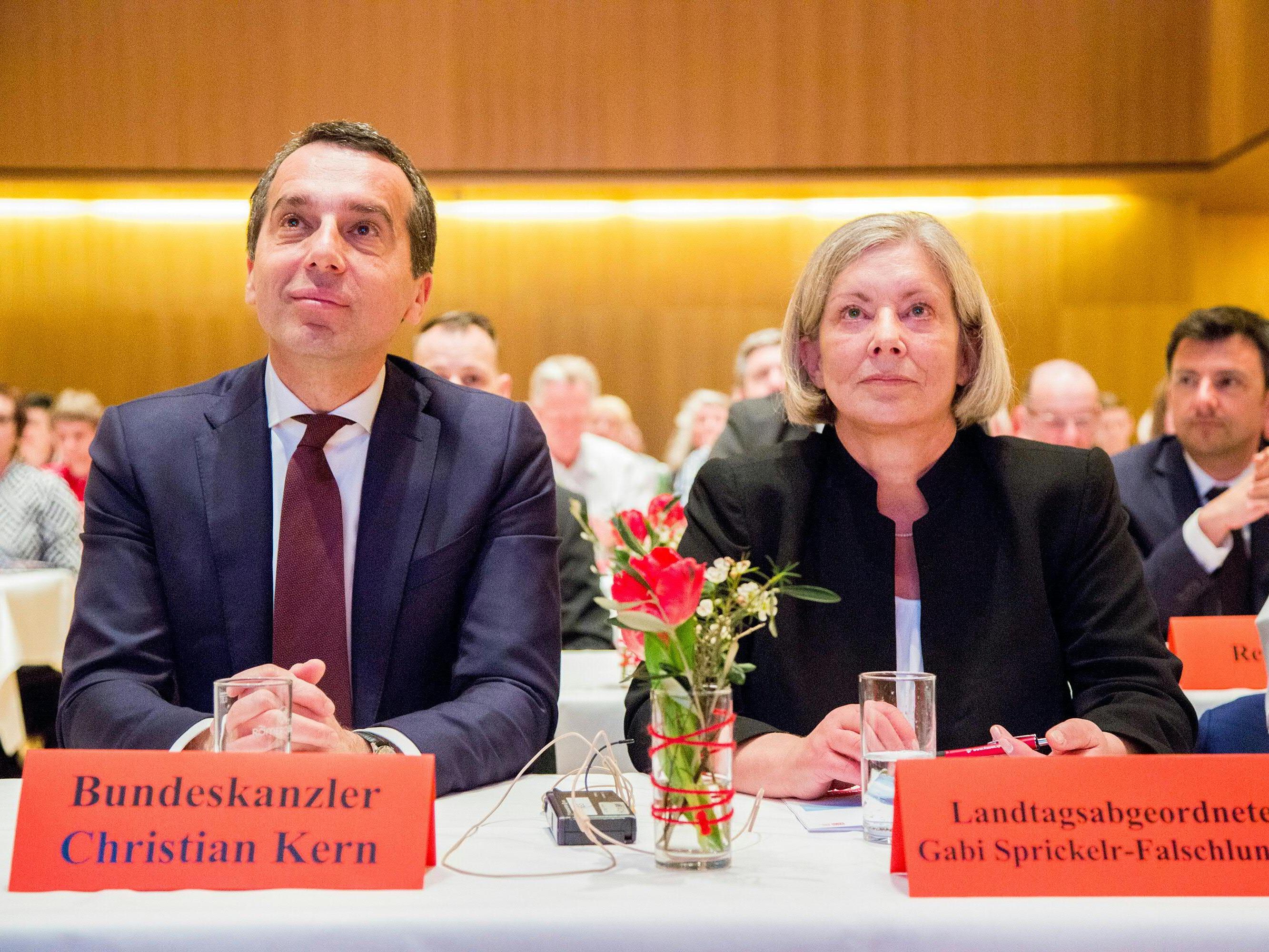 Die SPÖ Vorarlberg steht voll und ganz hinter Bundeskanzler Kern.