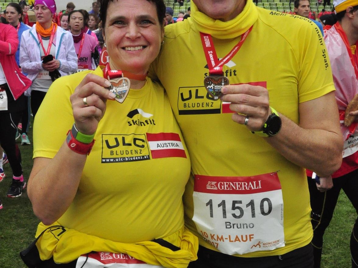 Bruno und Ulrike Galehr beim München Marathon