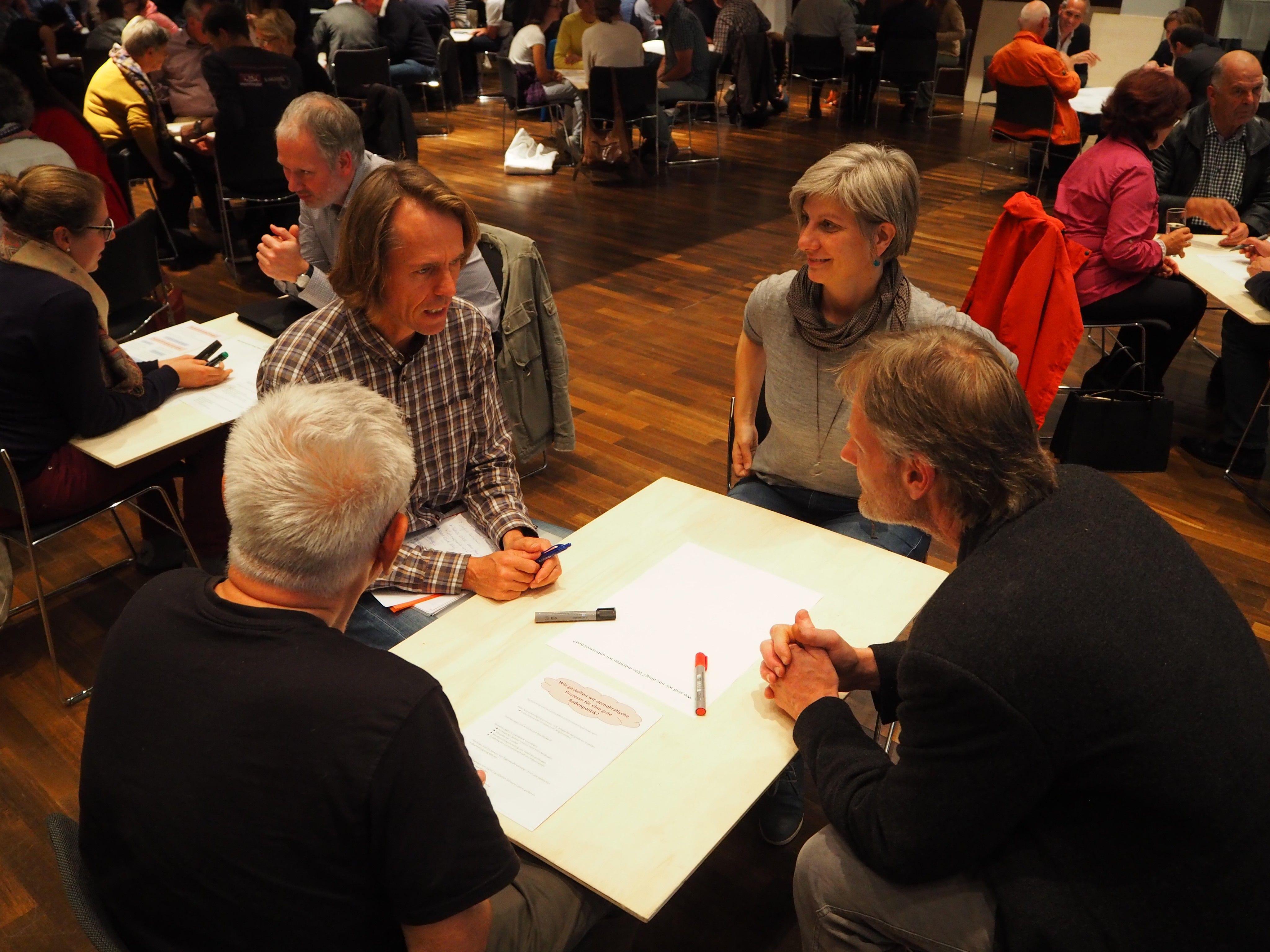 Diskussion im Rahmen des Bürgercafes in Rankweil