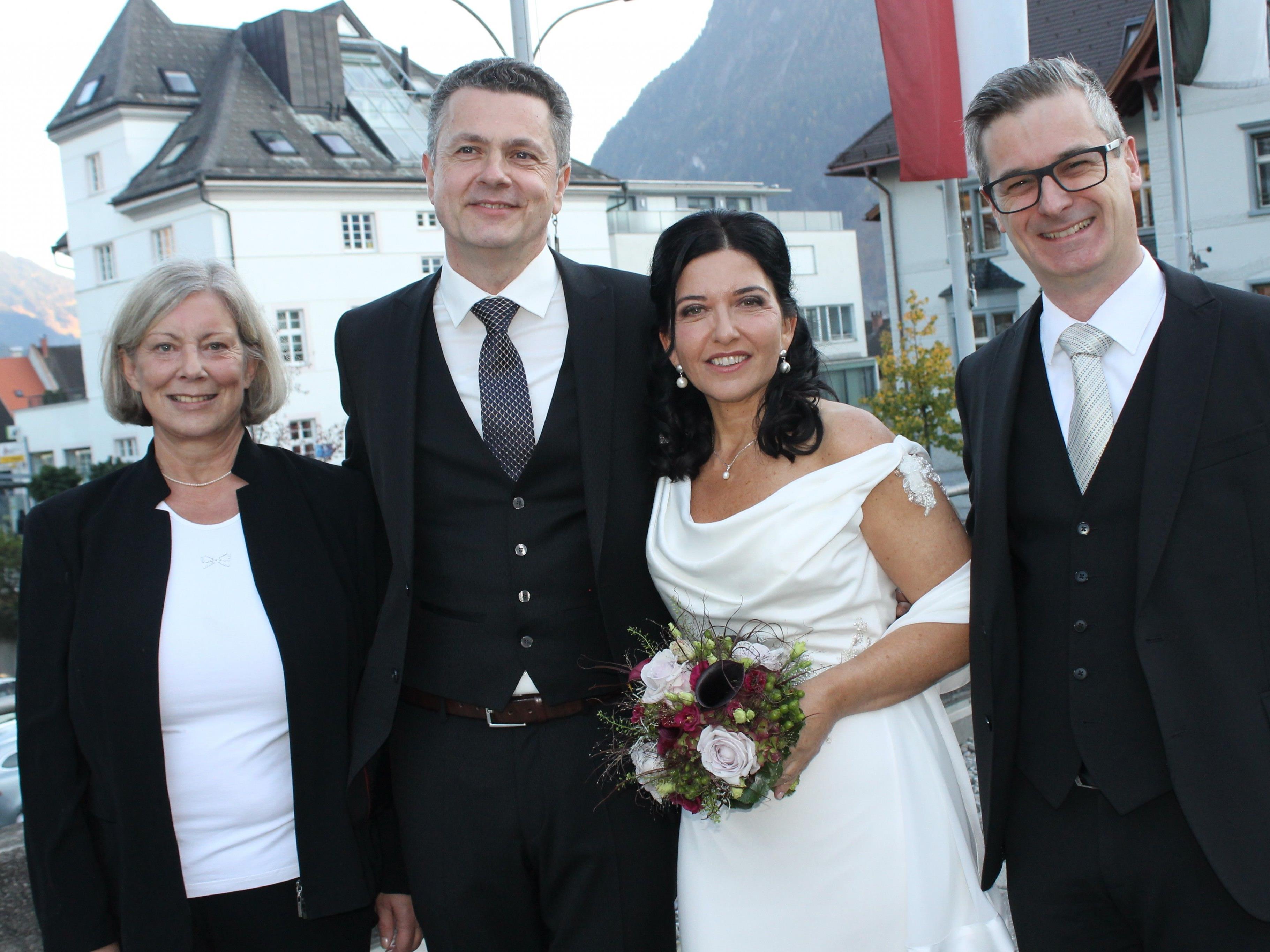 Manuela Auer und Erich Schloffer haben geheiratet