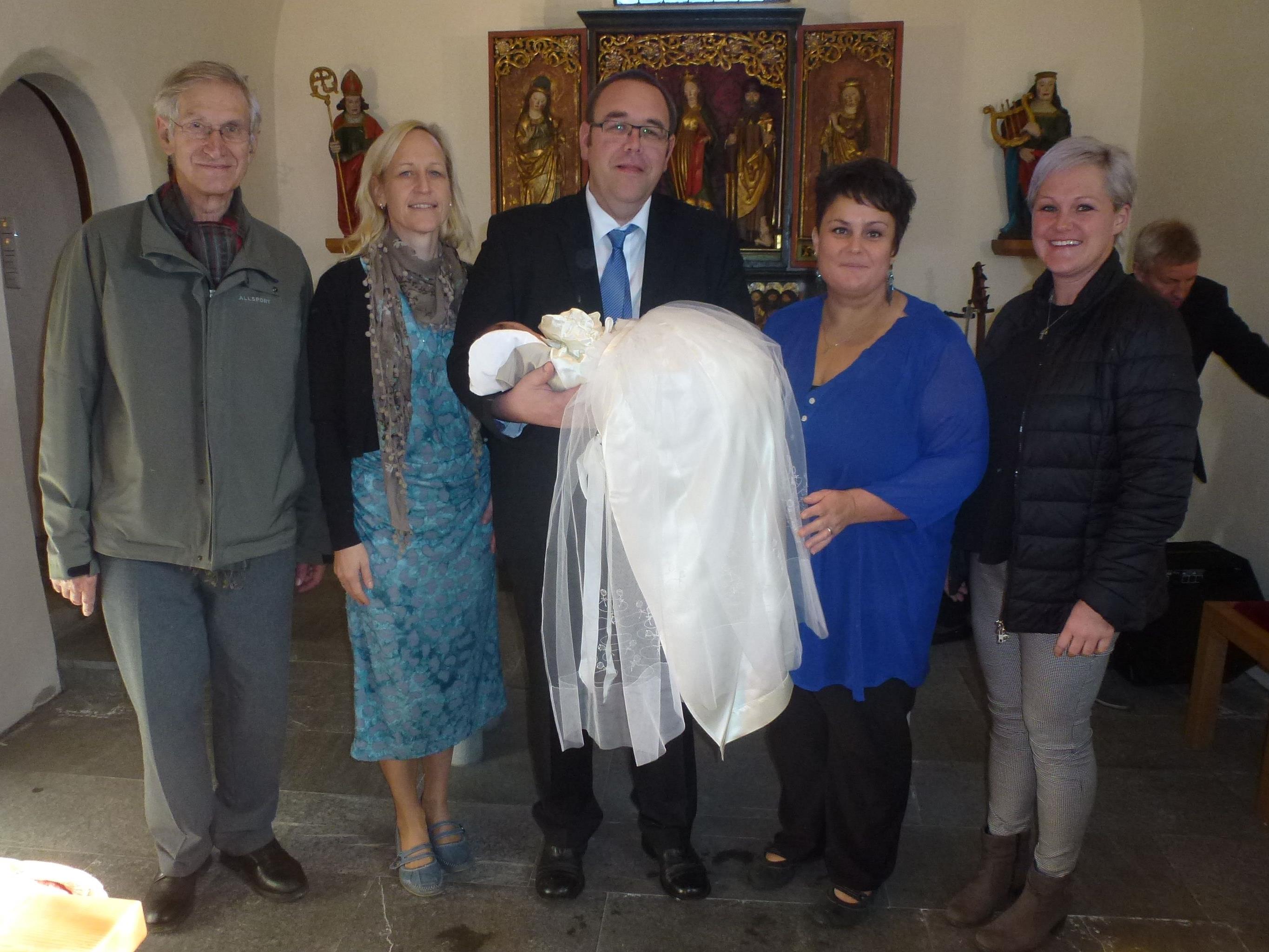 Matteo Oberhauser wurde getauft