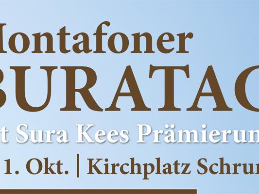 Einladung zum Montafoner Buratag