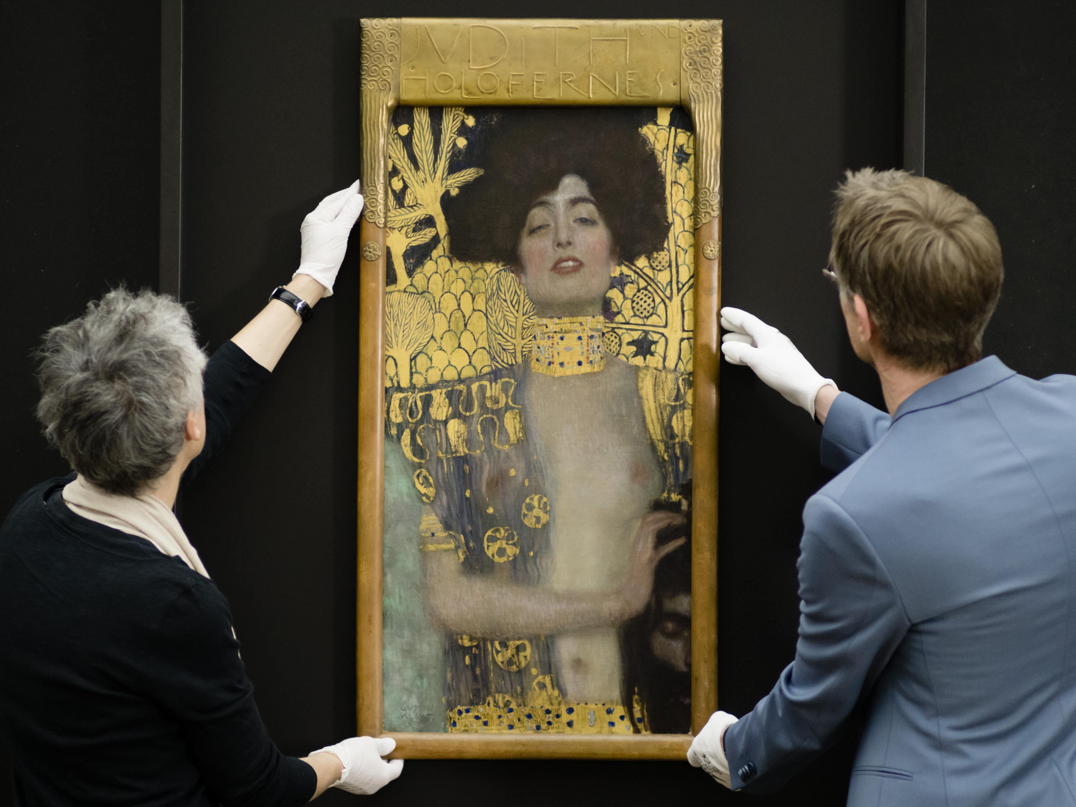 Gustav Klimts "Judith" ist zur Zeit in Berlin zu sehen. Gustav Klimts "Judith" ist zur Zeit in Berlin zu sehen.
