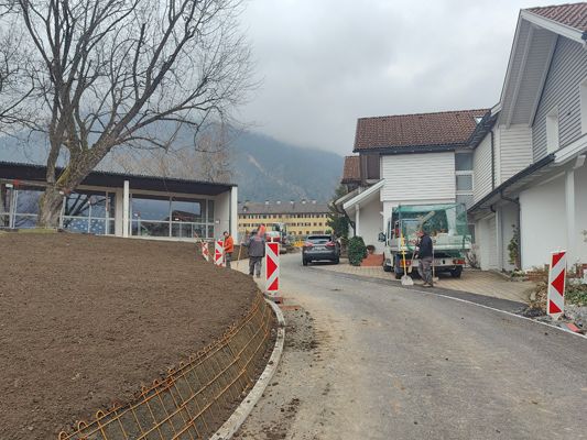 Baustelle Sonnenbergstraße/Obdorfweg Baustelle Sonnenbergstraße/Obdorfweg