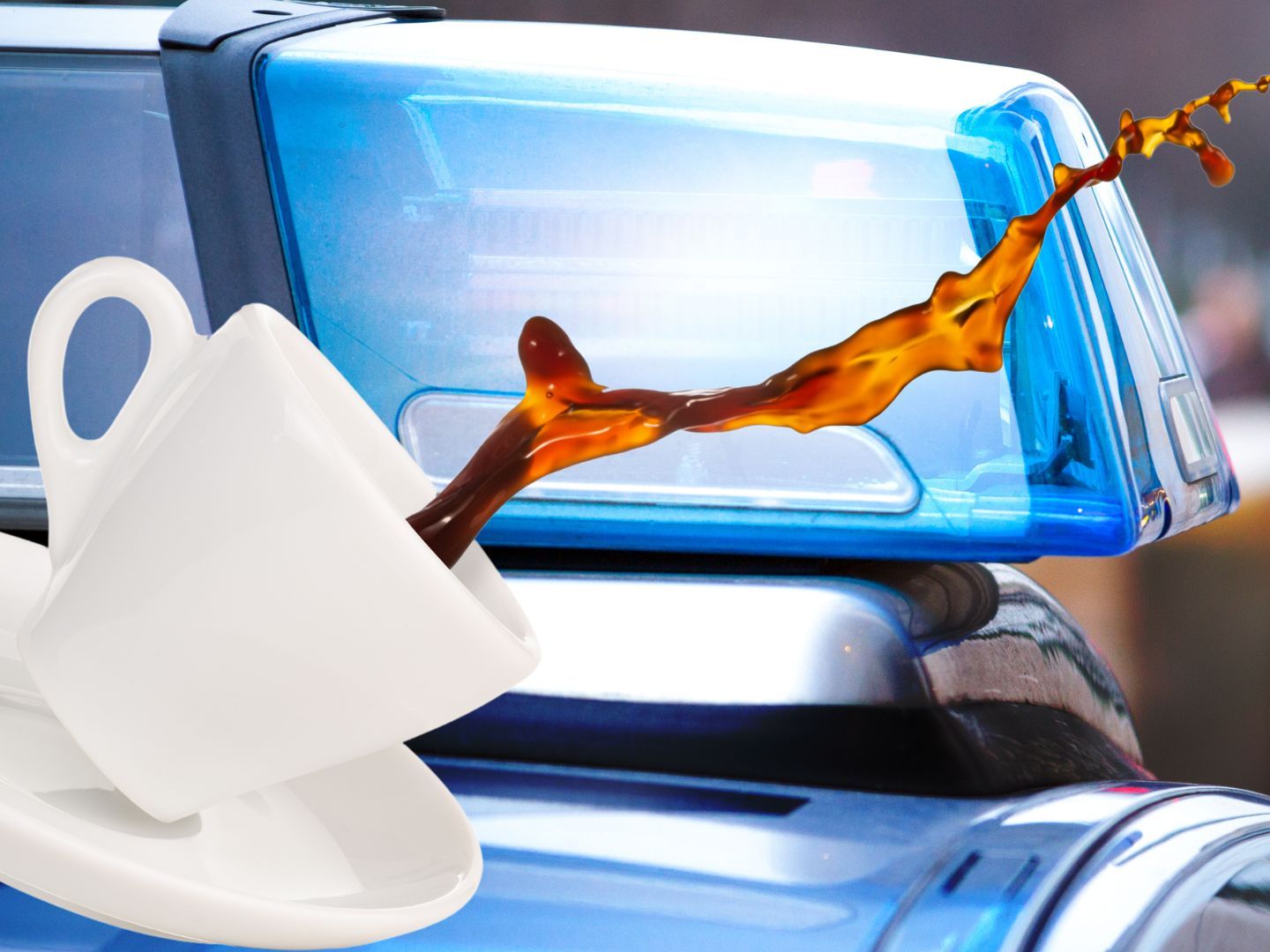 Eine Frau wurde mit heißem Kaffee überschüttet. Eine Frau wurde mit heißem Kaffee überschüttet.