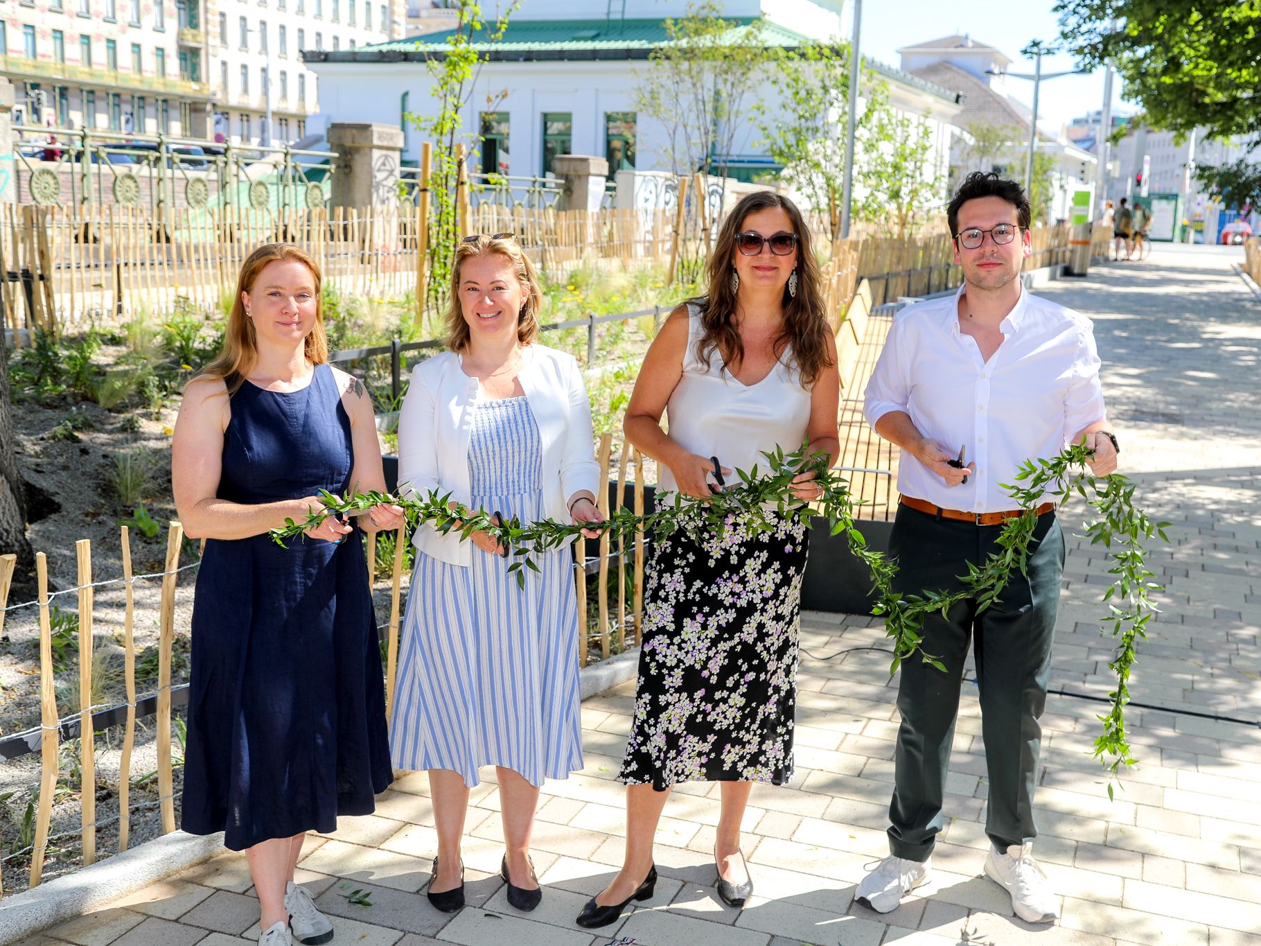 Am Mittwoch wurde der Barbara-Prammer-Park eröffnet. Am Mittwoch wurde der Barbara-Prammer-Park eröffnet.