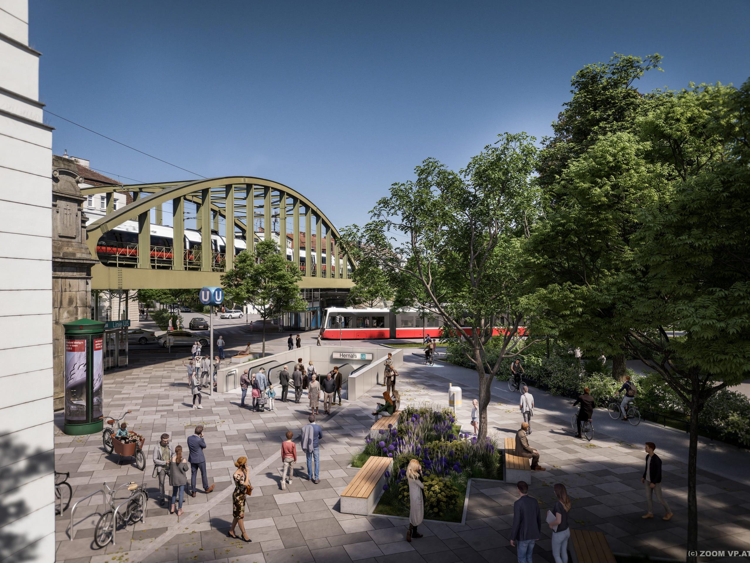 Auch die Detailplanungen für die Verlängerung der neuen Wiener U-Bahn-Linie U5 nach Hernals wurden bereits gestartet. Auch die Detailplanungen für die Verlängerung der neuen Wiener U-Bahn-Linie U5 nach Hernals wurden bereits gestartet.