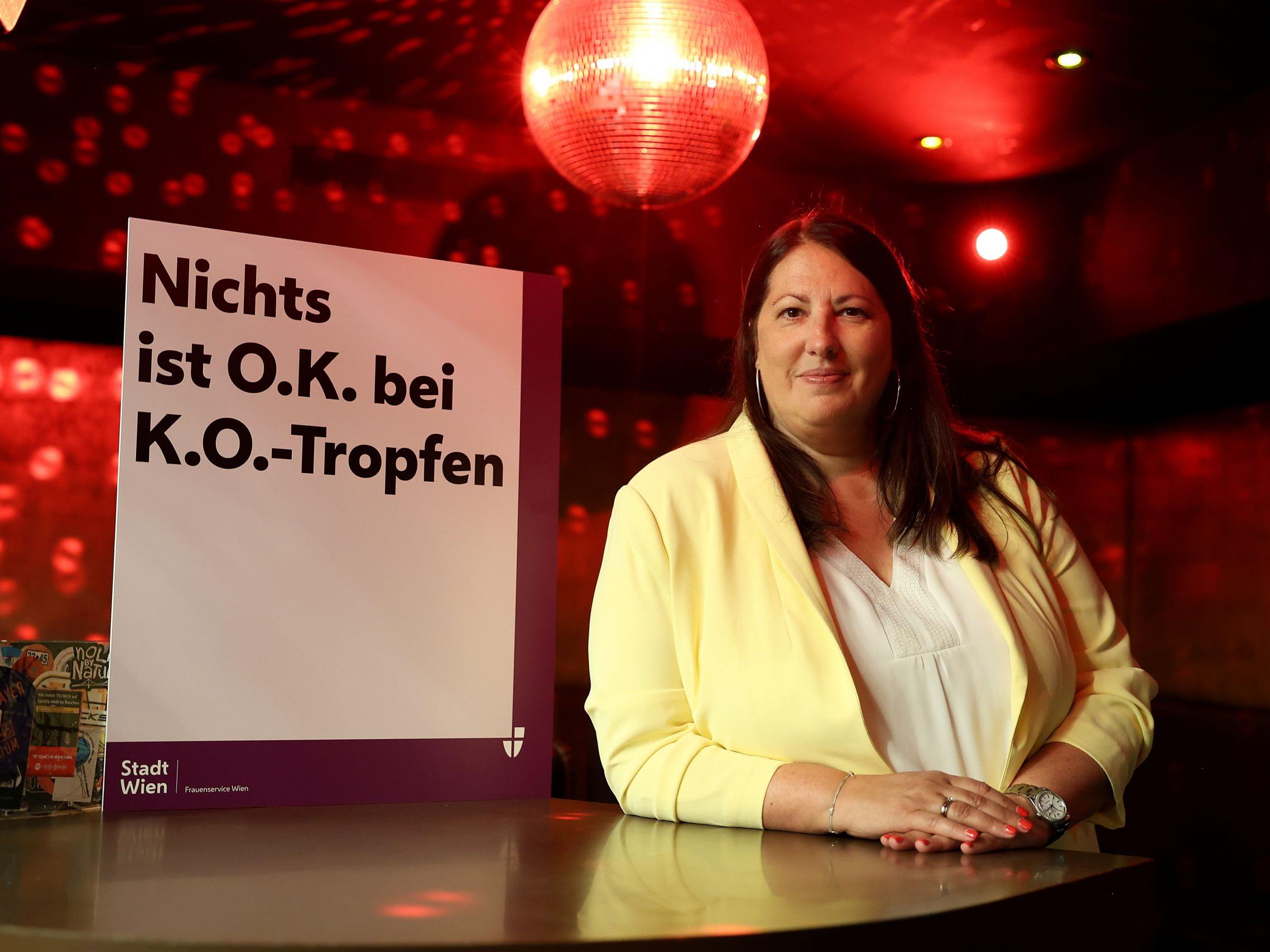 "K.O.-Tropfen Kampange" der Stadt Wien. "K.O.-Tropfen Kampange" der Stadt Wien.