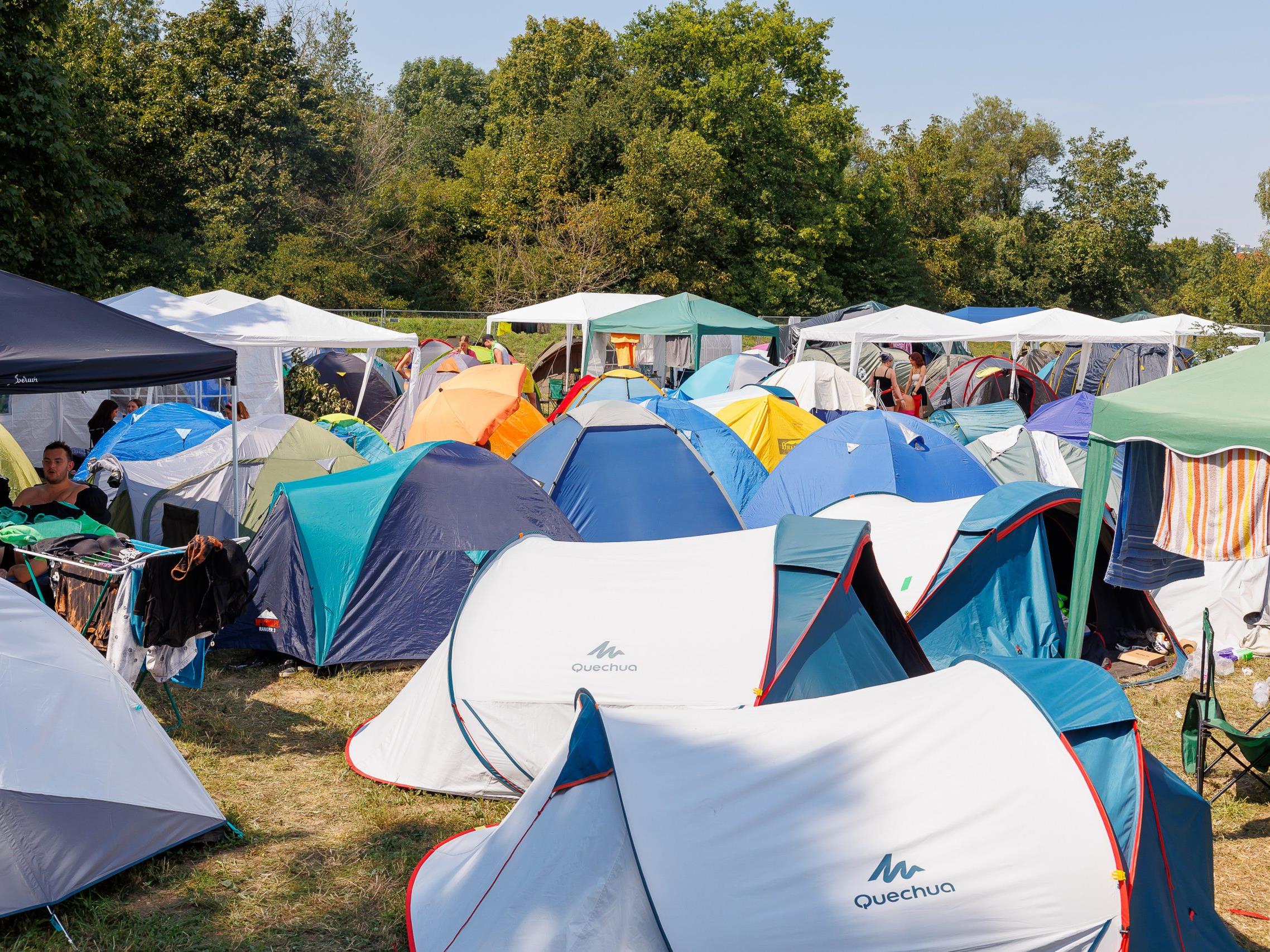 Startschuss für das "Early Camping" am Frequency-Festival in St. Pölten. Startschuss für das "Early Camping" am Frequency-Festival in St. Pölten.