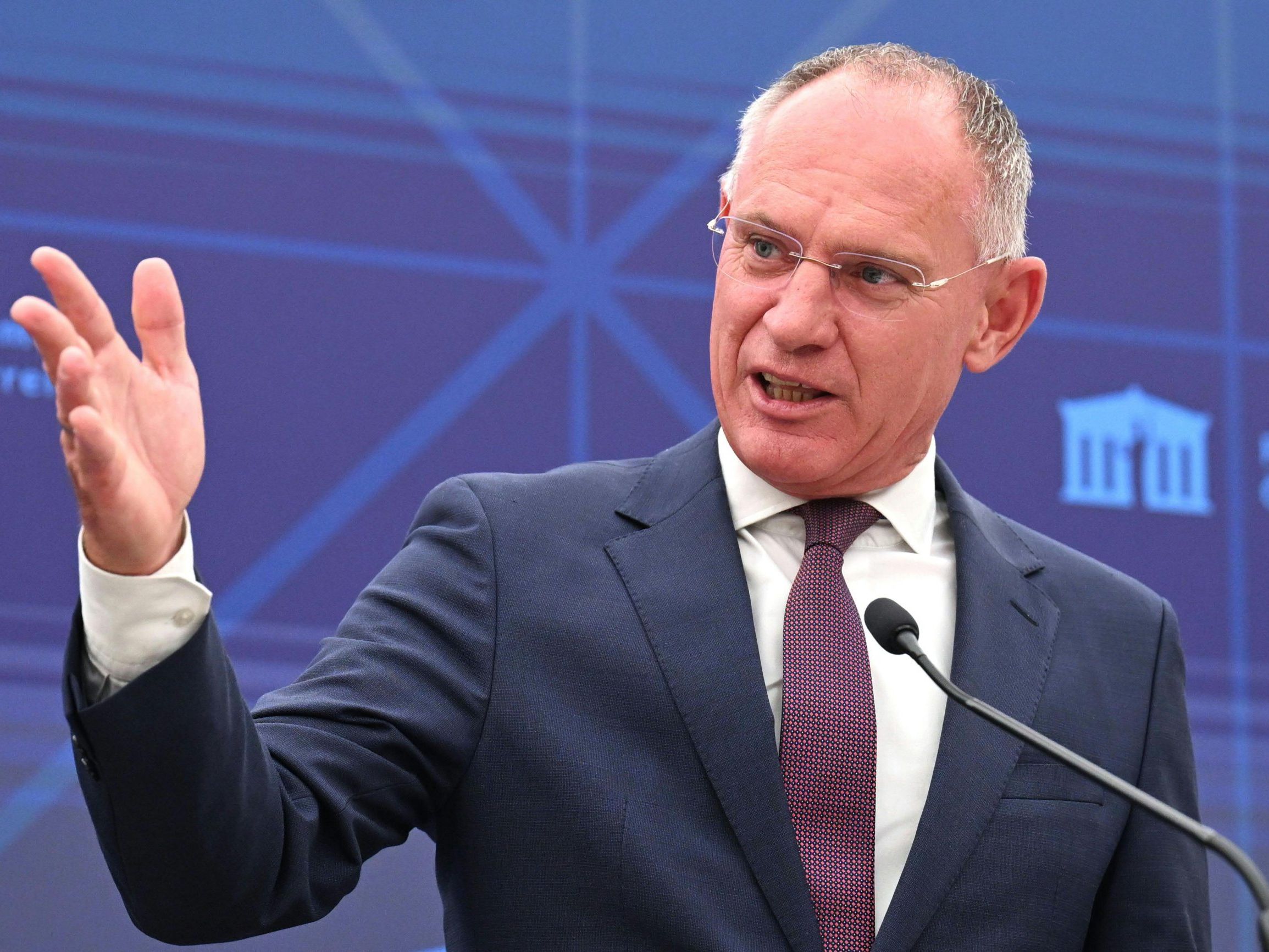 Karner ist beim Innenministertreffen in Tschechien. Karner ist beim Innenministertreffen in Tschechien.