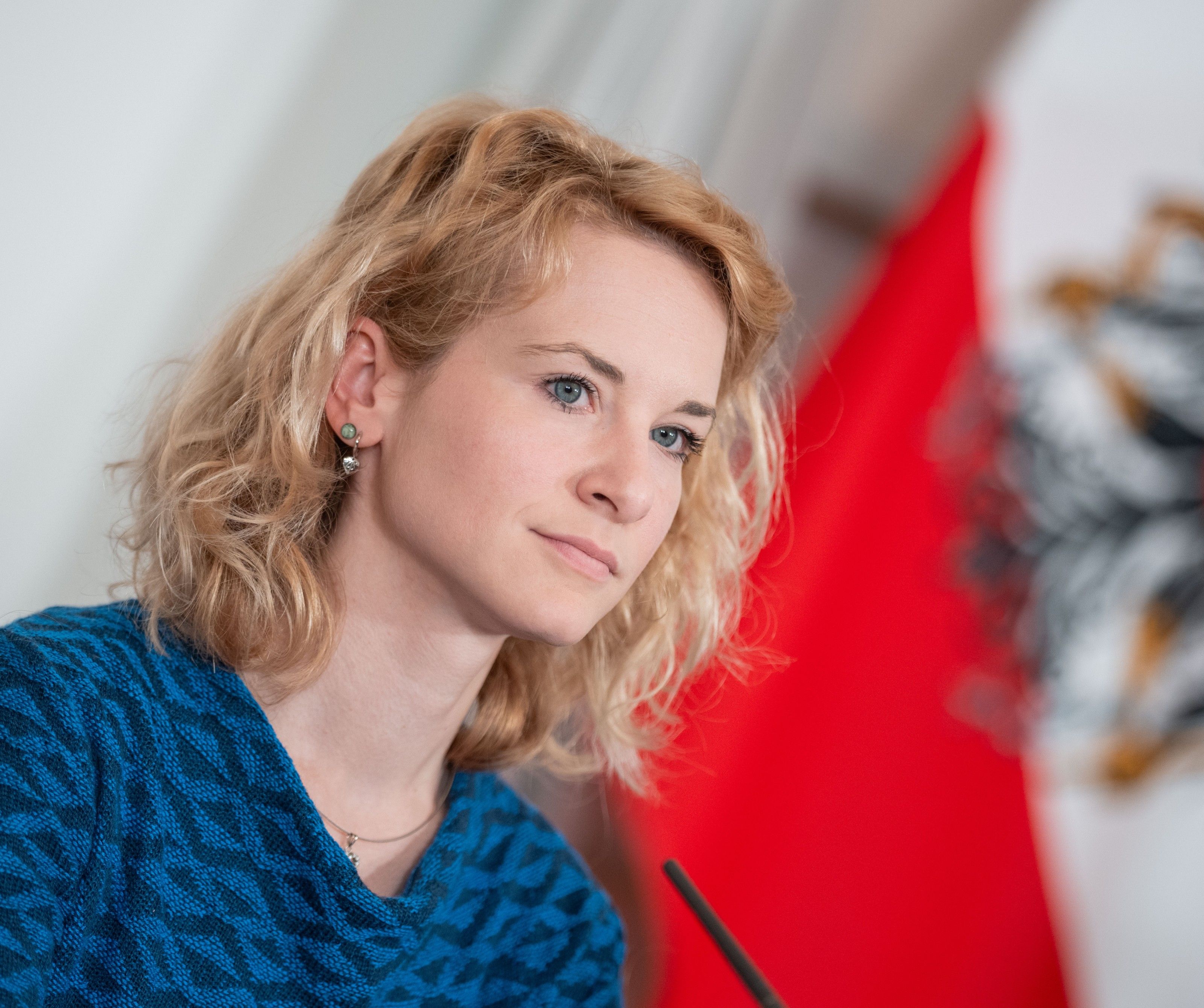 Ministerin Eva-Maria Holzleitner. Ministerin Eva-Maria Holzleitner.