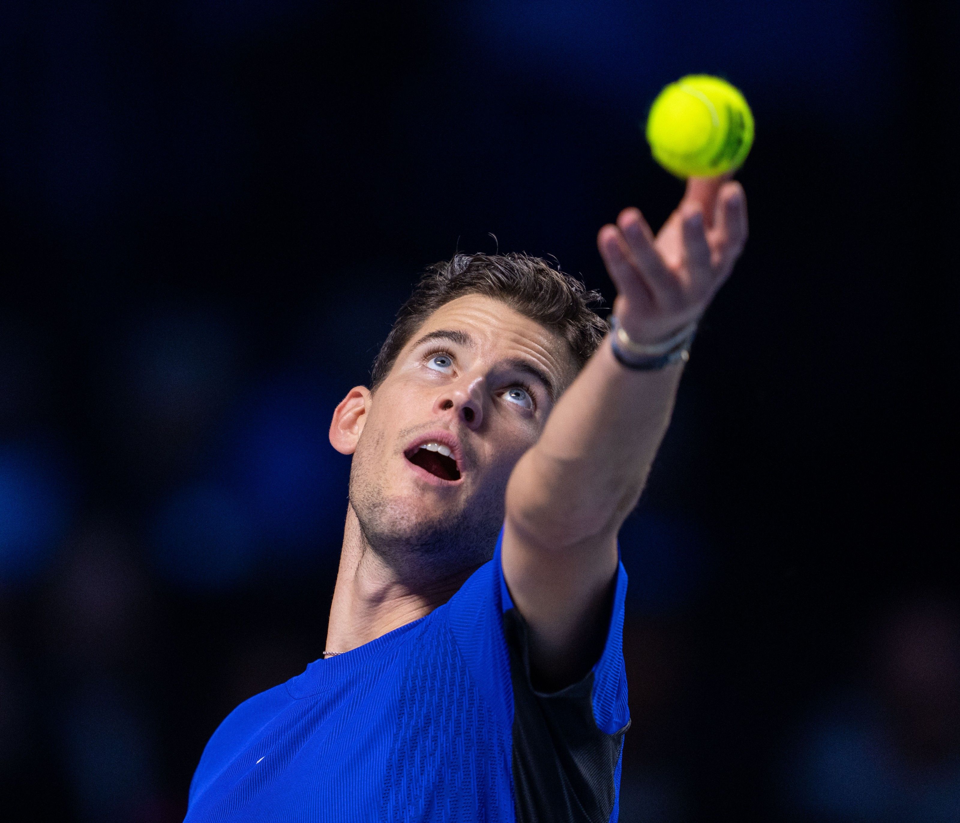 Kennt die Wiener Stadthalle aus der Vergangenheit: Dominic Thiem. Kennt die Wiener Stadthalle aus der Vergangenheit: Dominic Thiem.